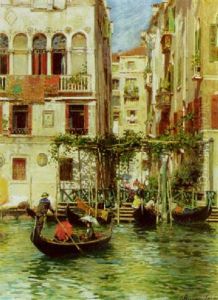 Le Traghetto, Venice by Rubens Santoro