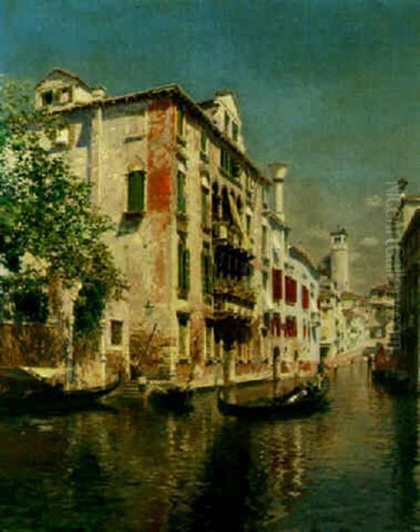 Along A Venetian Canal - view 1