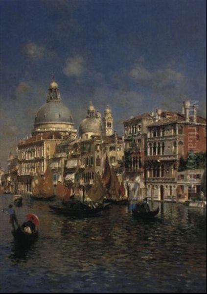View Of The Grand Canal Looking Towards Santa Maria Della Salute - view 1