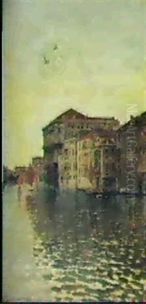 A Palazzo And Other Houses On A Canal, Venice - view 1