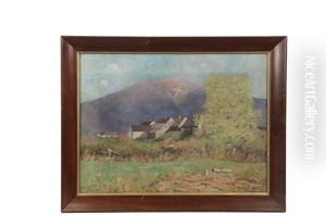 View Of Mt. Lafayette, Francoia, New Hampshire by Daniel Francois Santry