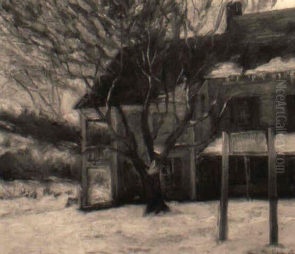 Old Franconia House, Winter - view 1