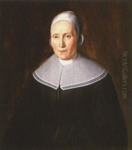 Portrait Of A Woman by Dirck Dircksz van Santvoort