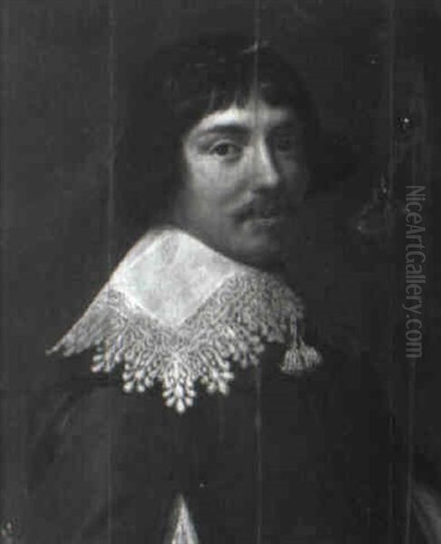 Portrait Of A Young Man Wearing A Lace Collar - view 1