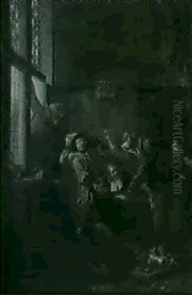 Ruffians Ambushing Players In A Gaming Room - view 1
