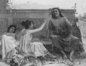 Teasing Silenus by Edgardo Saporetti