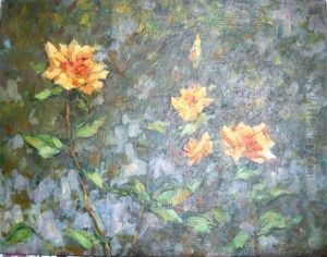 Bouquet De Fleurs by Nikolai Nikolaevich Sapunov