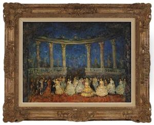 Scene De Bal by Nikolai Nikolaevich Sapunov