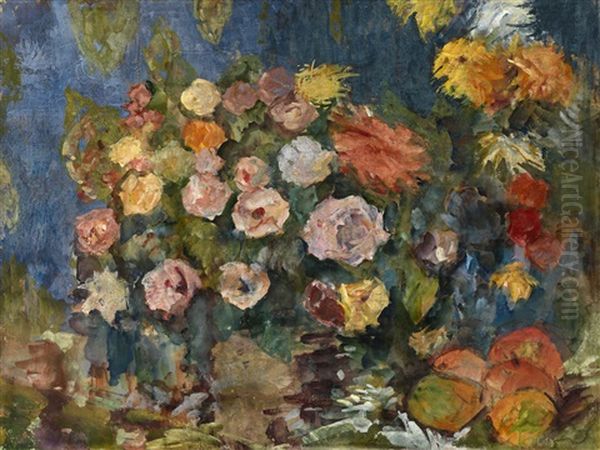 Still Life With Flowers And Fruit - view 1