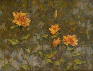 Les Roses Jaunes by Nikolai Nikolaevich Sapunov