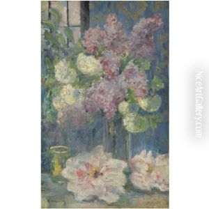Still Life With Flowers by Nikolai Nikolaevich Sapunov