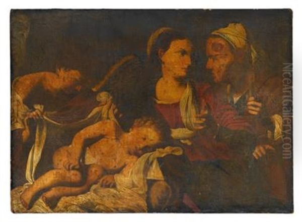The Madonna And Child With Saint Anne And An Angel - view 1