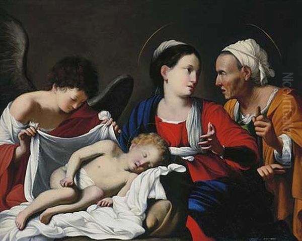 The Madonna And Child With Saint Anne And An Angel - view 1