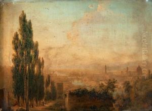 Florence, Vue De San Miniato by Josephine Sarazin de Belmont