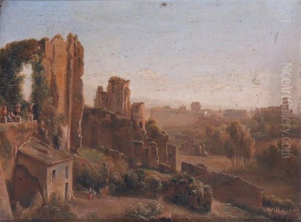 Scene De Ruines Aux Environs De Rome - view 1