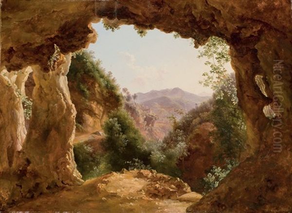 Une Grotte Dans Un Paysage Rocheux - view 1