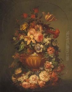 Vaso Di Fiori 1880 by Auguste Bouquet