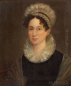 Portrait Of Fannie Paddock by Henry Sargent