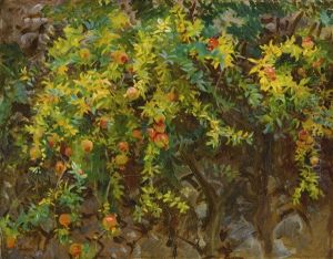 Pomegranates, Majorca by John Singer Sargent