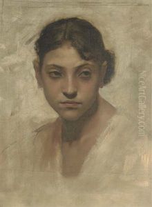 Study Of Capri Girl by John Singer Sargent
