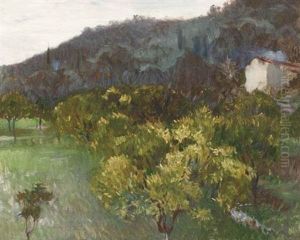 Landscape View Near Nice by John Singer Sargent