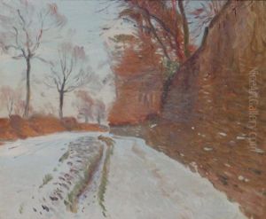 A Country Road In Winter by John Singer Sargent