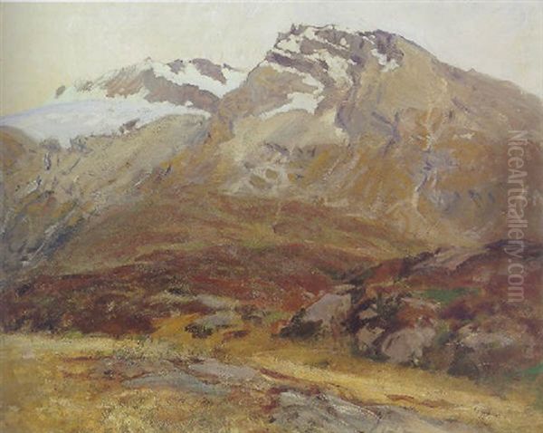 Coming Down From The Mont Blanc (hubshorn Mountain, Simplon Pass) - view 1