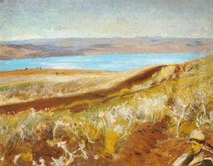A Young Boy With Dead Sea Beyond by John Singer Sargent