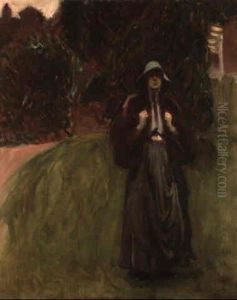 Portrait Of Miss Clementina Anstruther-thompson by John Singer Sargent