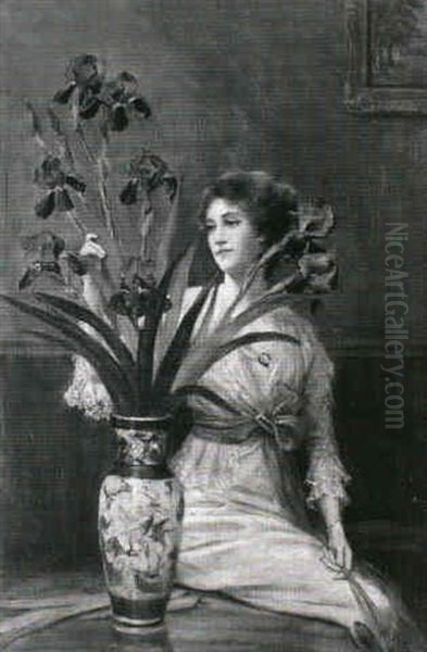 Ung Pige Der Saetter Iris I Vand - view 1