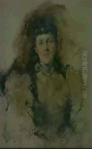 Portrait De Jeune Femme by John Singer Sargent