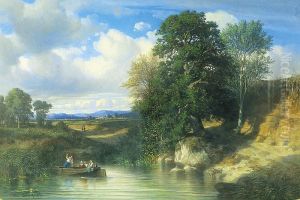 Paysage A L'etang by Michel Bouquet