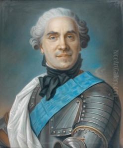 Portrait Du Marechal De Saxe by Raphael Bouquet