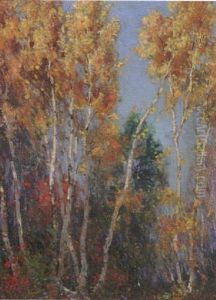 Autumn Birches by Paul Turner Sargent