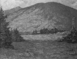 Northern Landscape With Mountain by Walter Sargent