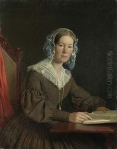 Bildnis Einer Frau by Sergej Konstantinowitsch Sarjanko