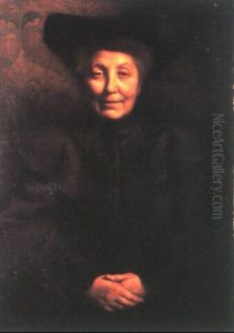 Portrait De La Mere D'artiste by Leonard Sarluis