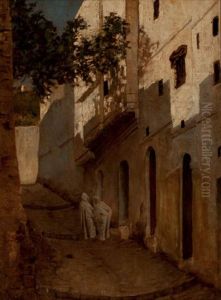 Street Scene In Algiers