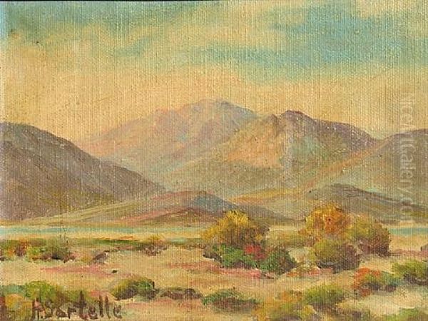 Desert Landscapes And A Seascape (4 Works) - view 1