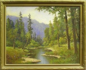 Summer Afternoon In The Sierras by Herbert Sartelle