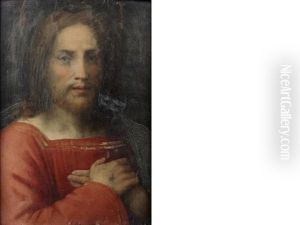 Christ In Prayer by Andrea Del Sarto