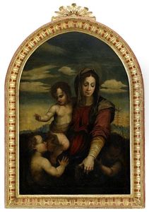 Madonna Med Barnet Och Johannes Doparen