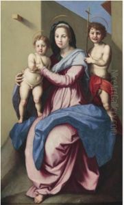 Madonna Mit Kind Und Dem Heiligen Johannes