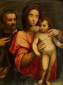 Heliga Familjen by Andrea Del Sarto