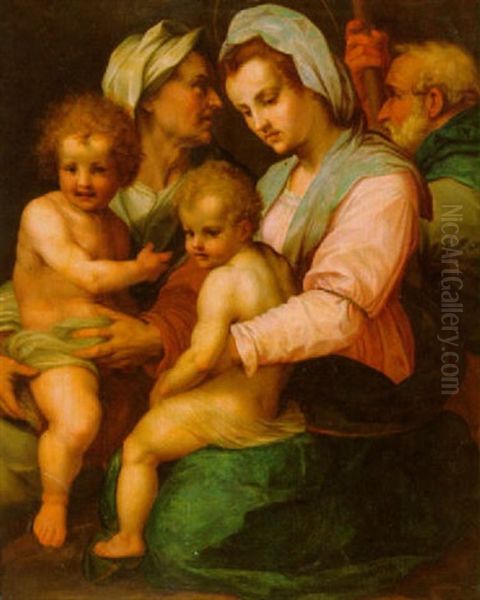 Die Heilige Familie Mit Elisabeth Und Dem Johannesknaben - view 1