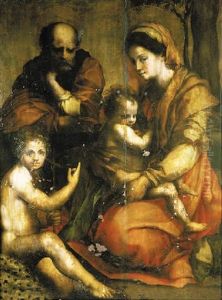 The Holy Family With The Infant Saint John The Baptist