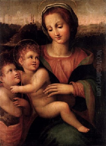 Maria Med Jesus Och Johannesbarnet - view 1