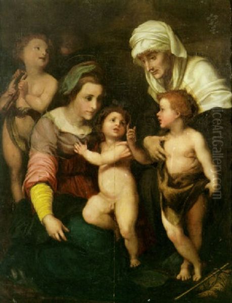 Madonna And Child With Saint Anne And John The Baptist - view 1