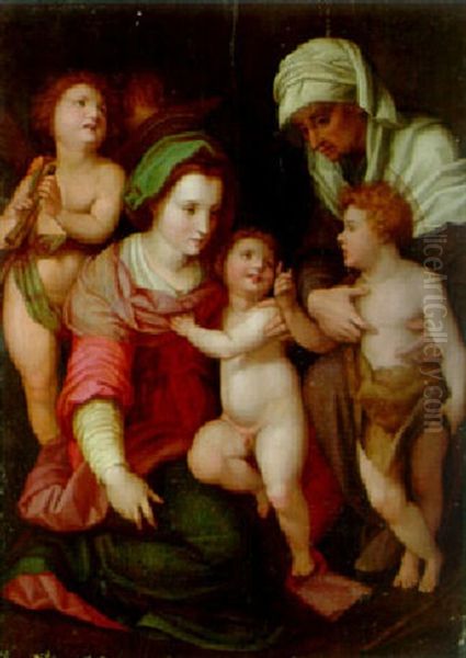 The Madonna And Child With The Infant Saint John The Baptist And Saint Anne - view 1