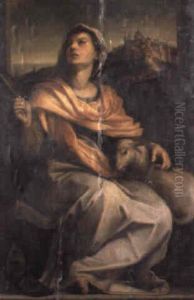 St. Agnes by Andrea Del Sarto